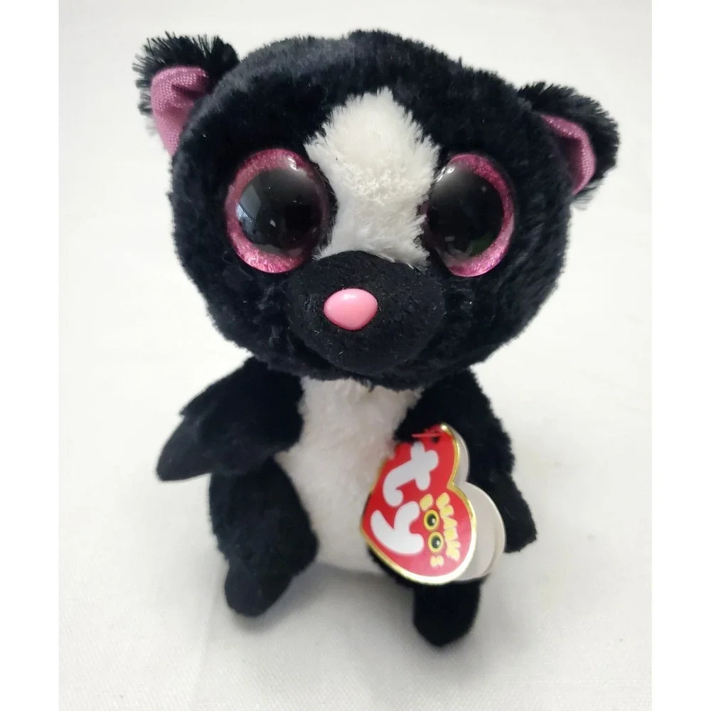 Ty Beanie Boos - FLORA‎ the Skunk (6 Inch) NEW MWMTs Plush Stuffed Animal Toy